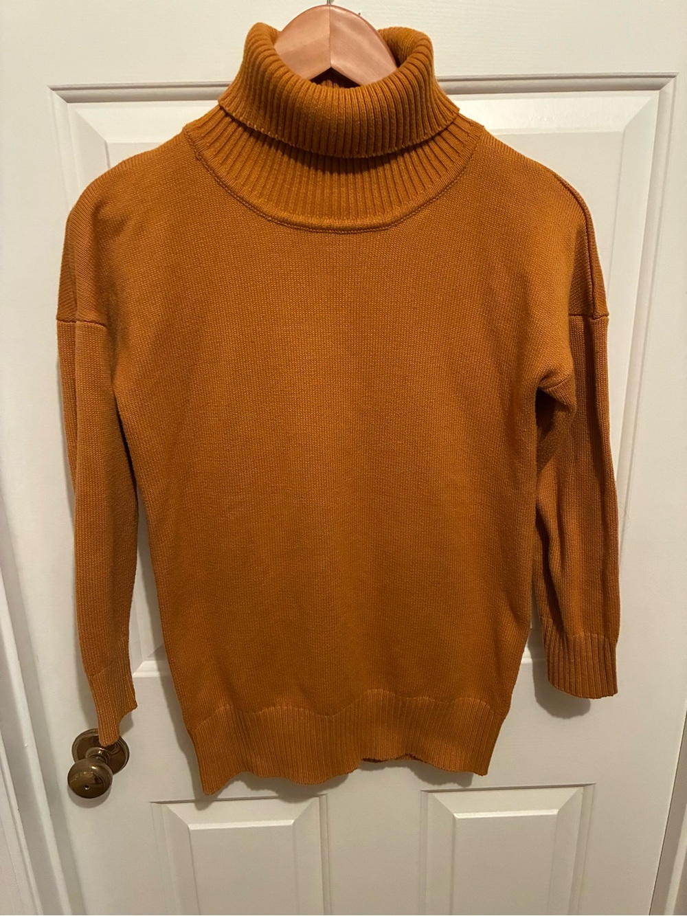 Apt. 9 Knit Turtleneck, Small, Goldenrod